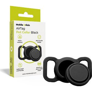 Mobile Origin AirTag Pet Collar Black