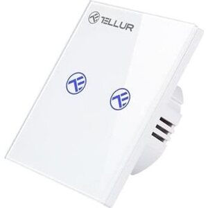 Tellur WiFi Smart Spínač, 2 porty, 1800 W, 10 A, biely