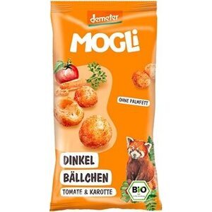 MOGLi BIO špaldové guľôčky s paradajkami a mrkvou (certifikácia Demeter) 40 g