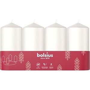 BOLSIUS Pillar Cloudy White 4 ks, 534 g