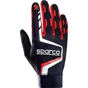 Sparco Hypergrip+ Sim Racing gamingové rukavice, farba čierno-červená, veľkosť 9