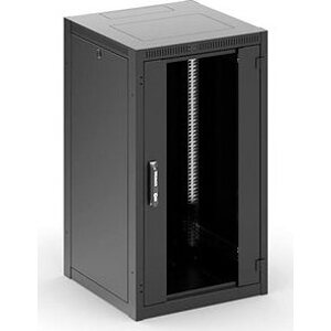 Conteg RI7-27-60/80 – 19" dátový rozvádzač, 27U, 600 × 800 mm, čierny