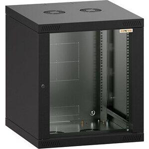Conteg RQN-12-60/60 – 19" nástenný rozvádzač 12U, 572 × 600 mm, čierny
