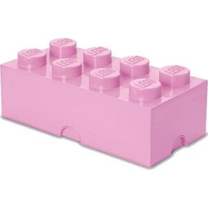 LEGO Úložný box 8 250 × 500 × 180 mm × svetloružový