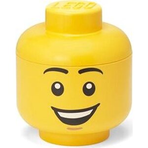 LEGO úložná hlava (veľ. S) – šťastný chlapec