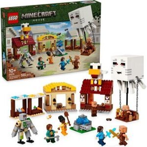 LEGO® Minecraft® 21273 Balón v podobe Ghasta a útok na dedinu