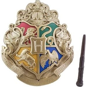 Harry Potter: Hogwarts Crest And Magic Wand - lampa